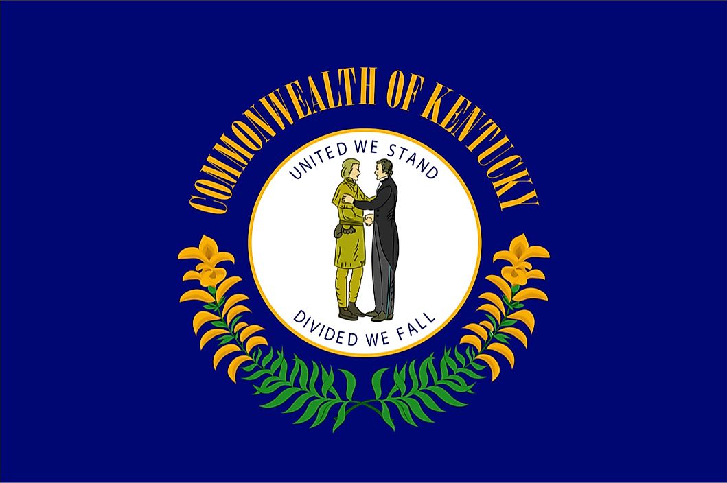 Kentucky state flag.