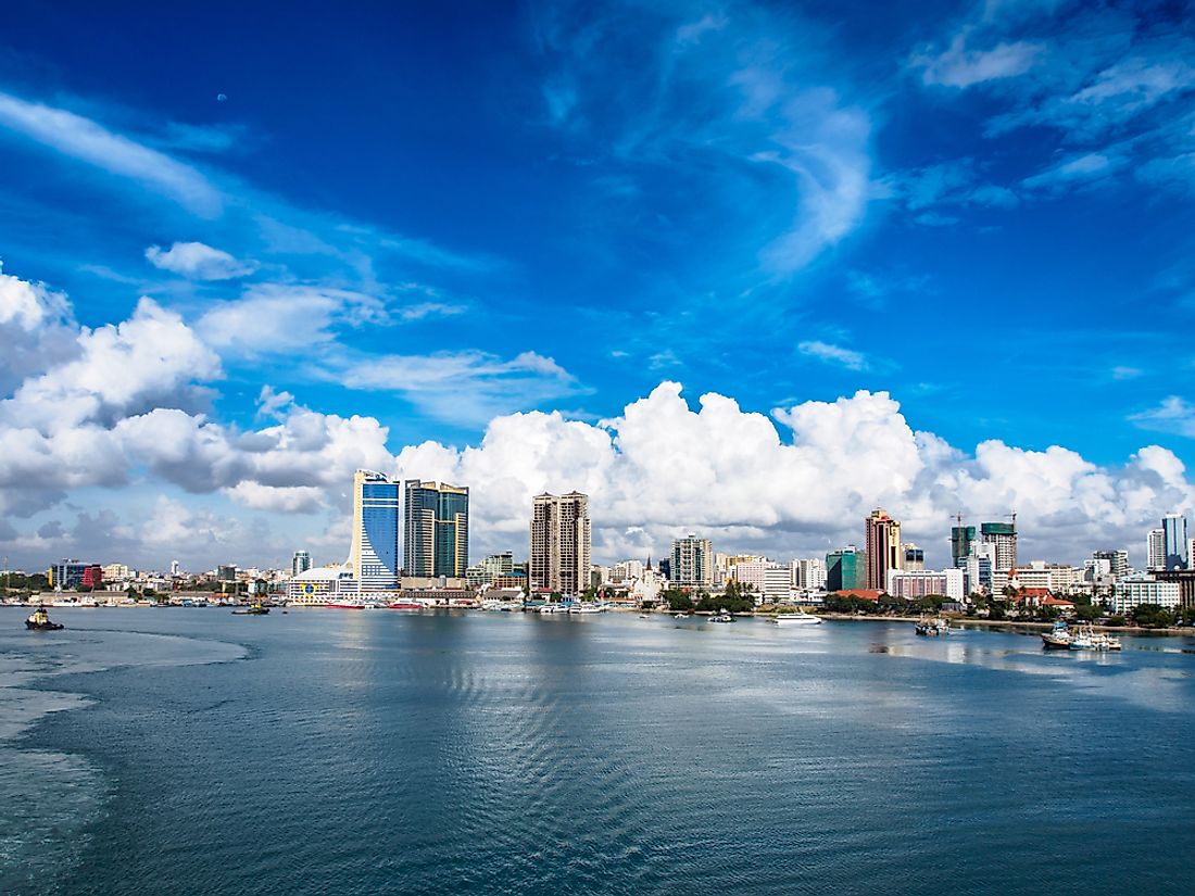 Dar es Salaam, Tanzania, where the bombings took place. 