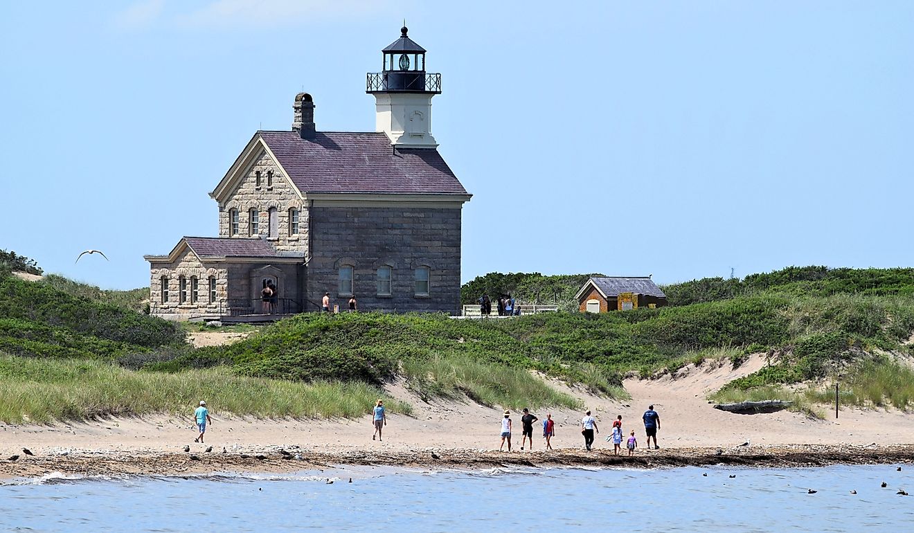 North Light House in Block Island, Rhode Island.