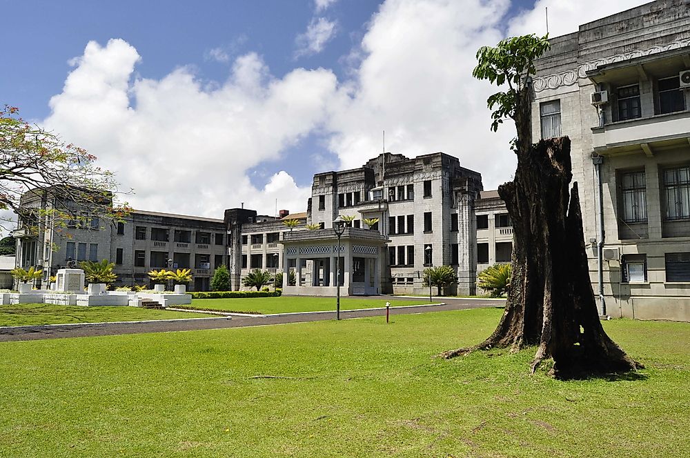 The government buildings of Fiji. 