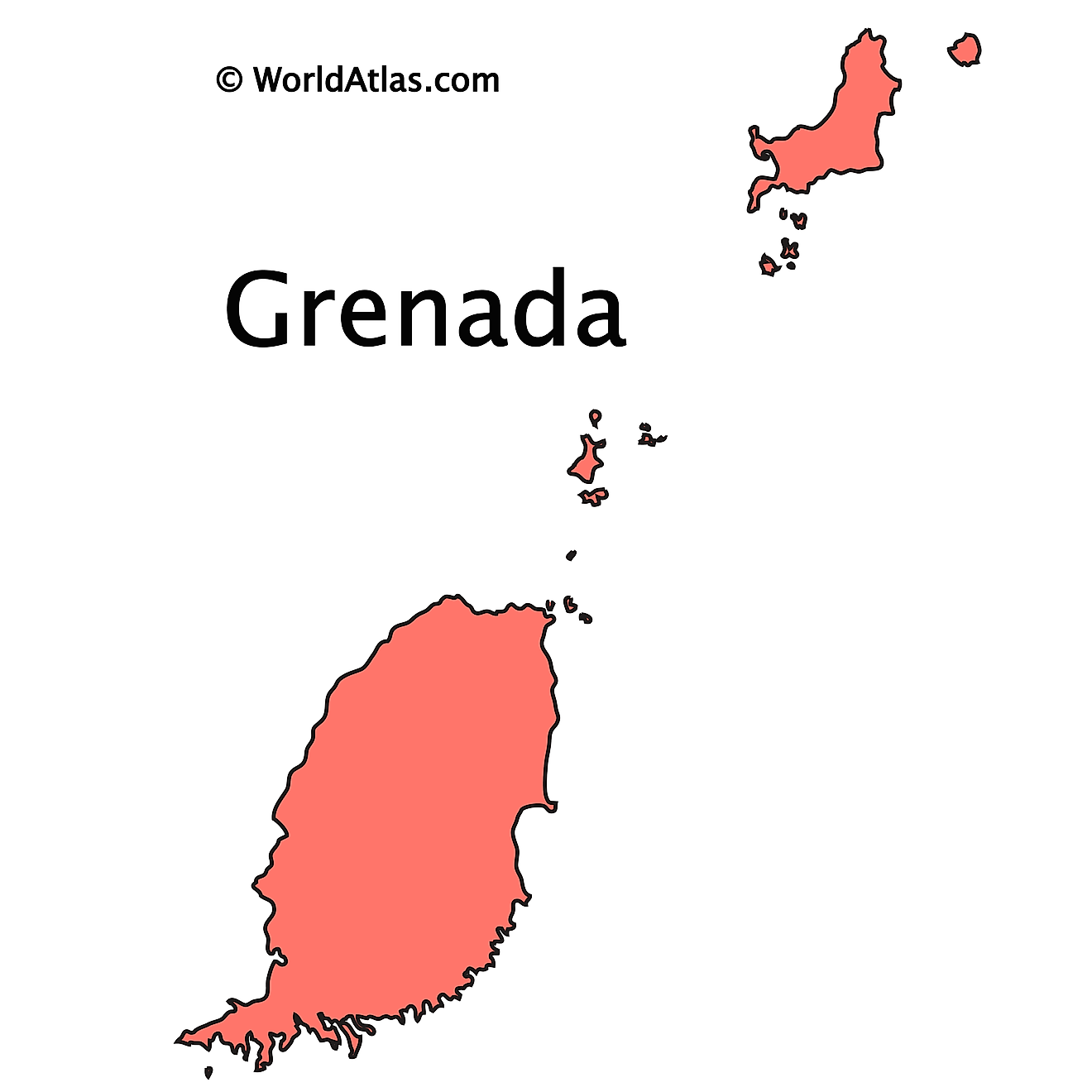 Mapa de contorno de Granada