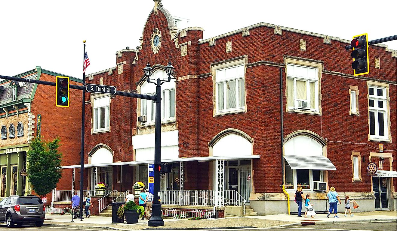 Old Tippecanoe Main Street Historic District, Tipp City, Ohio. Image credit Niagara66, CC BY-SA 4.0, via Wikimedia Commons