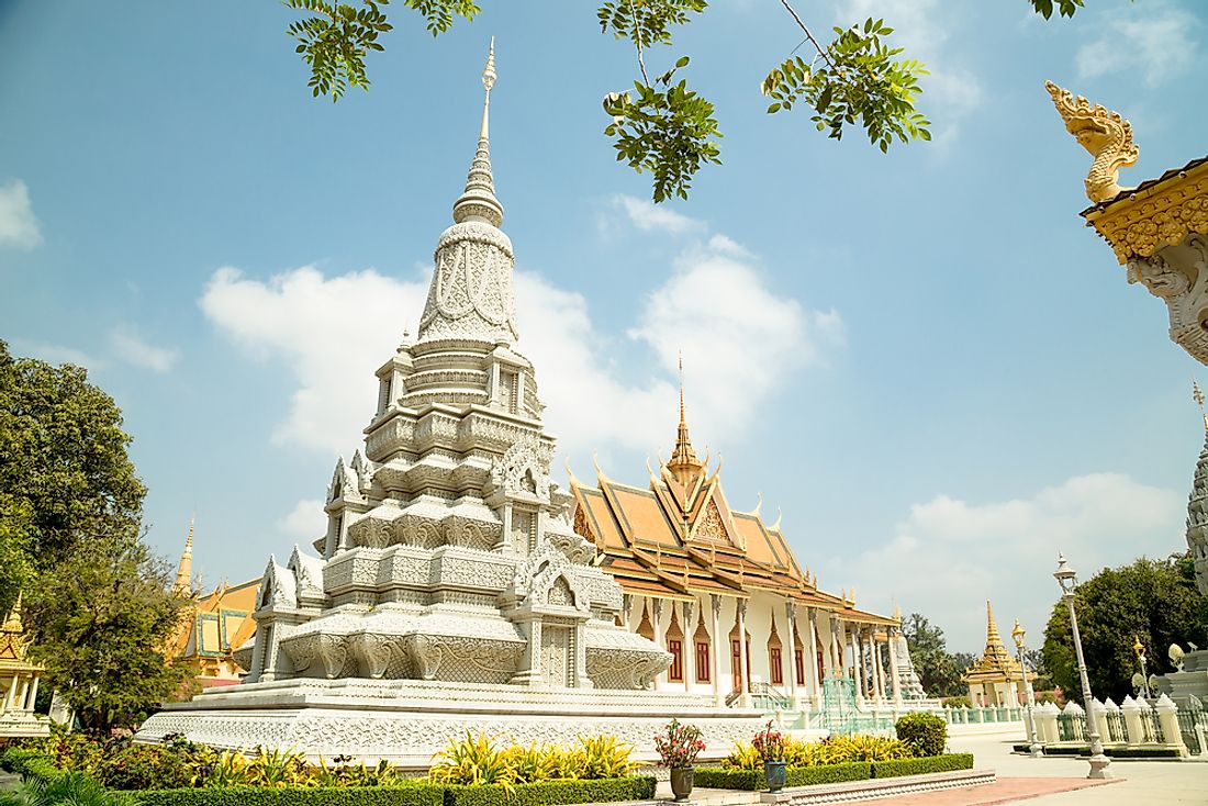 Silver Pagoda, Cambodia. 