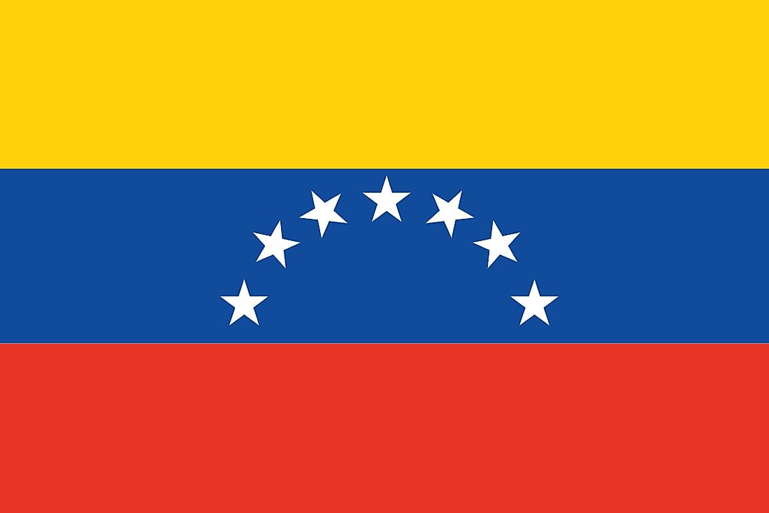 The flag of Venezuela formerly featured seven stars. 