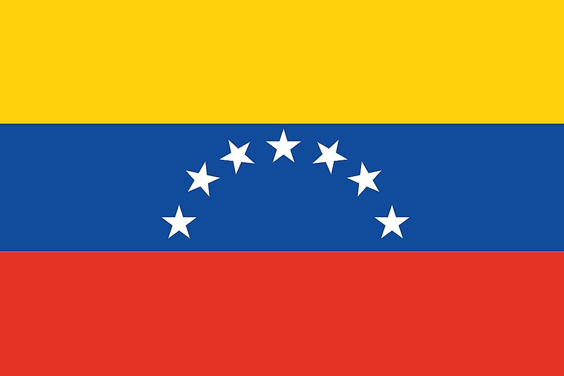 The flag of Venezuela formerly featured seven stars.