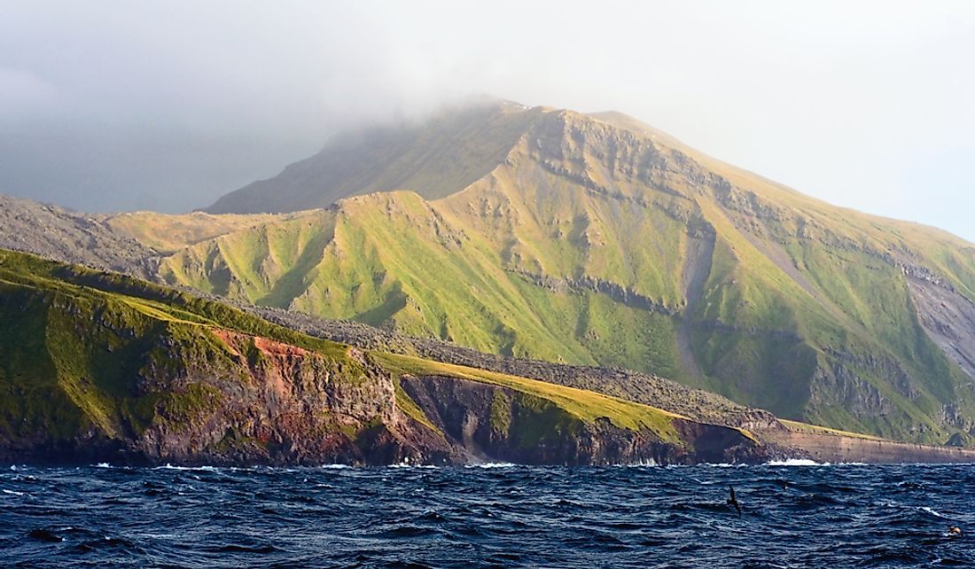 The islands are mostly devoid of vegetation except for grasses and stunted willows.