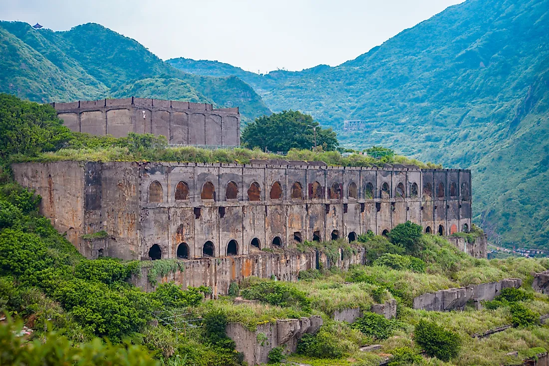 An old copper refinery in Taiwan. 