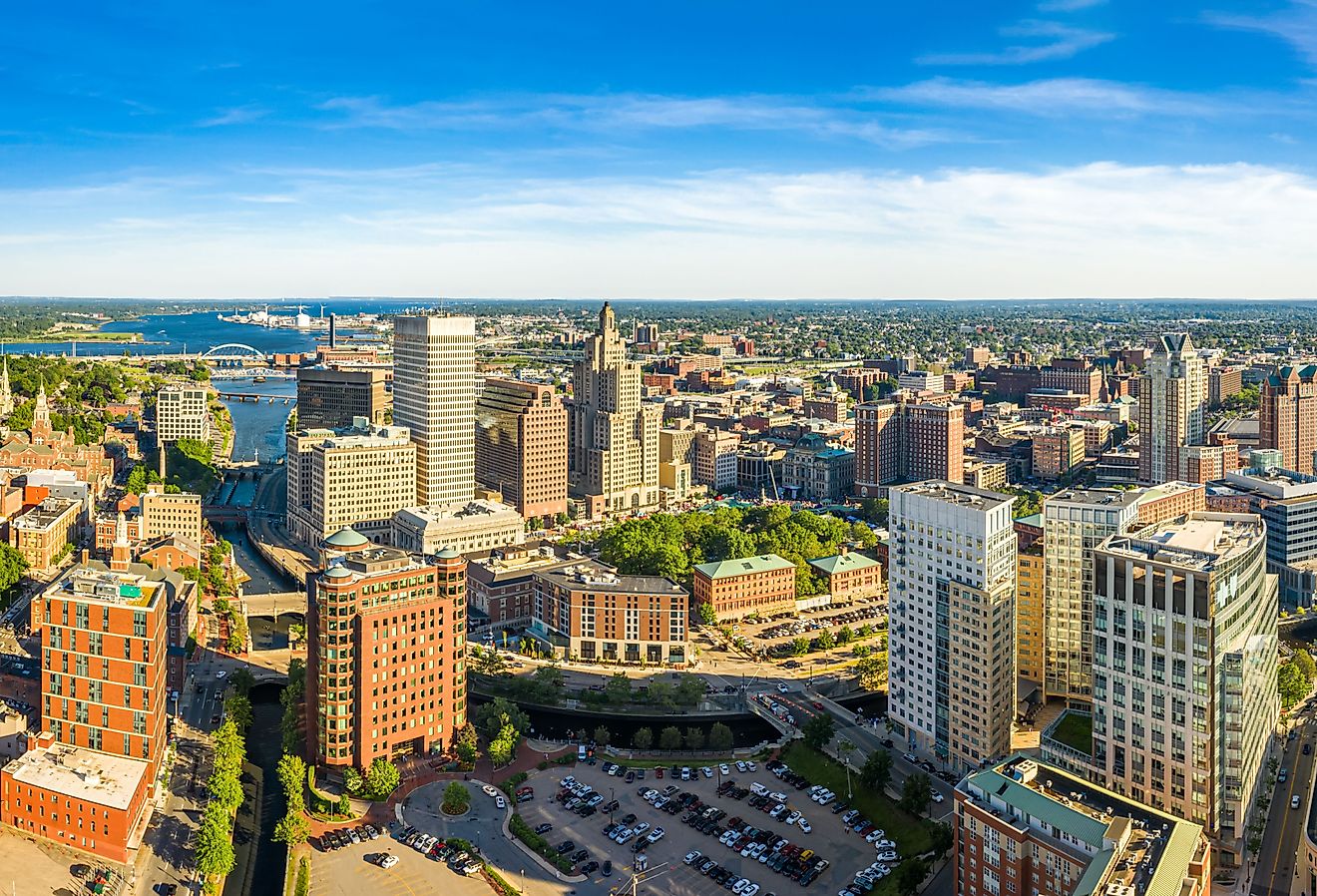 Providence skyline, Rhode Island.