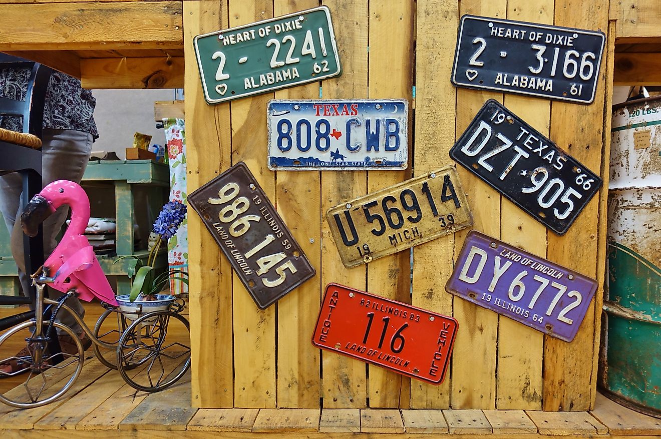 Eclectic shop decor in Ocean Springs, Mississippi. (Editorial credit: EQRoy / Shutterstock.com)