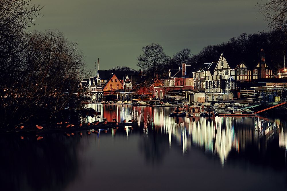 Boathouse Row, Philadelphia. 