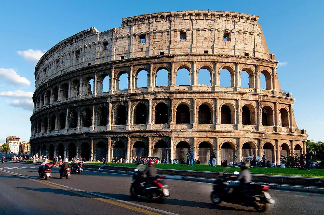 The Flavian Amphitheatre, or the Colosseum as the whole world knows it, was completed in 80 AD. Image credit: Charles Bowman / Shutterstock.com