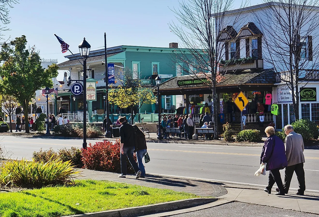 Street view in Frankenmuth, Michigan. Image credit RiverNorthPhotography on iStock.com
