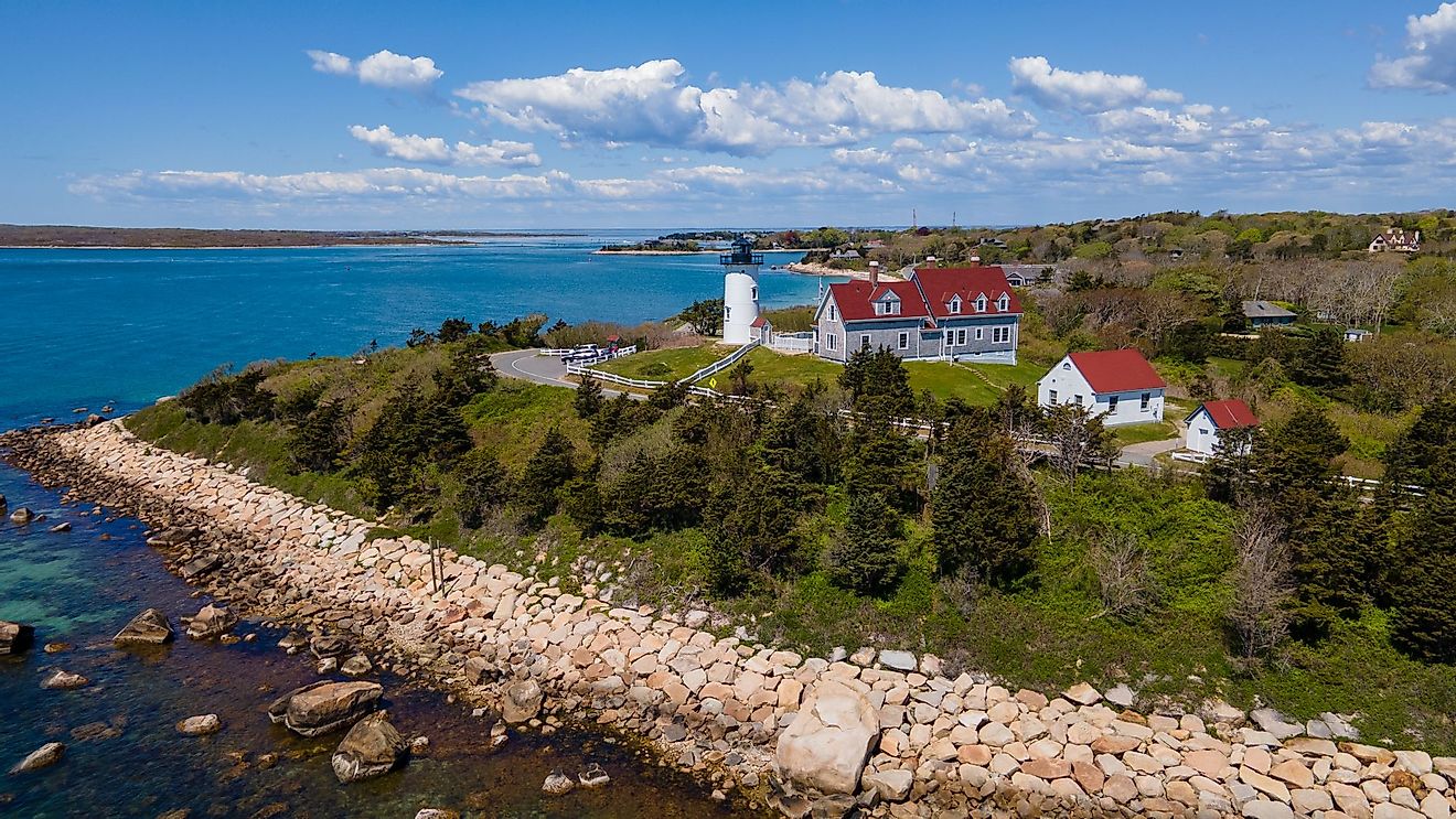 Nobska Lighthouse, Woods Hole, Cape Cod, Massachusetts