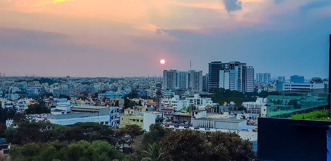 Bengaluru, where the ISRO is located. 