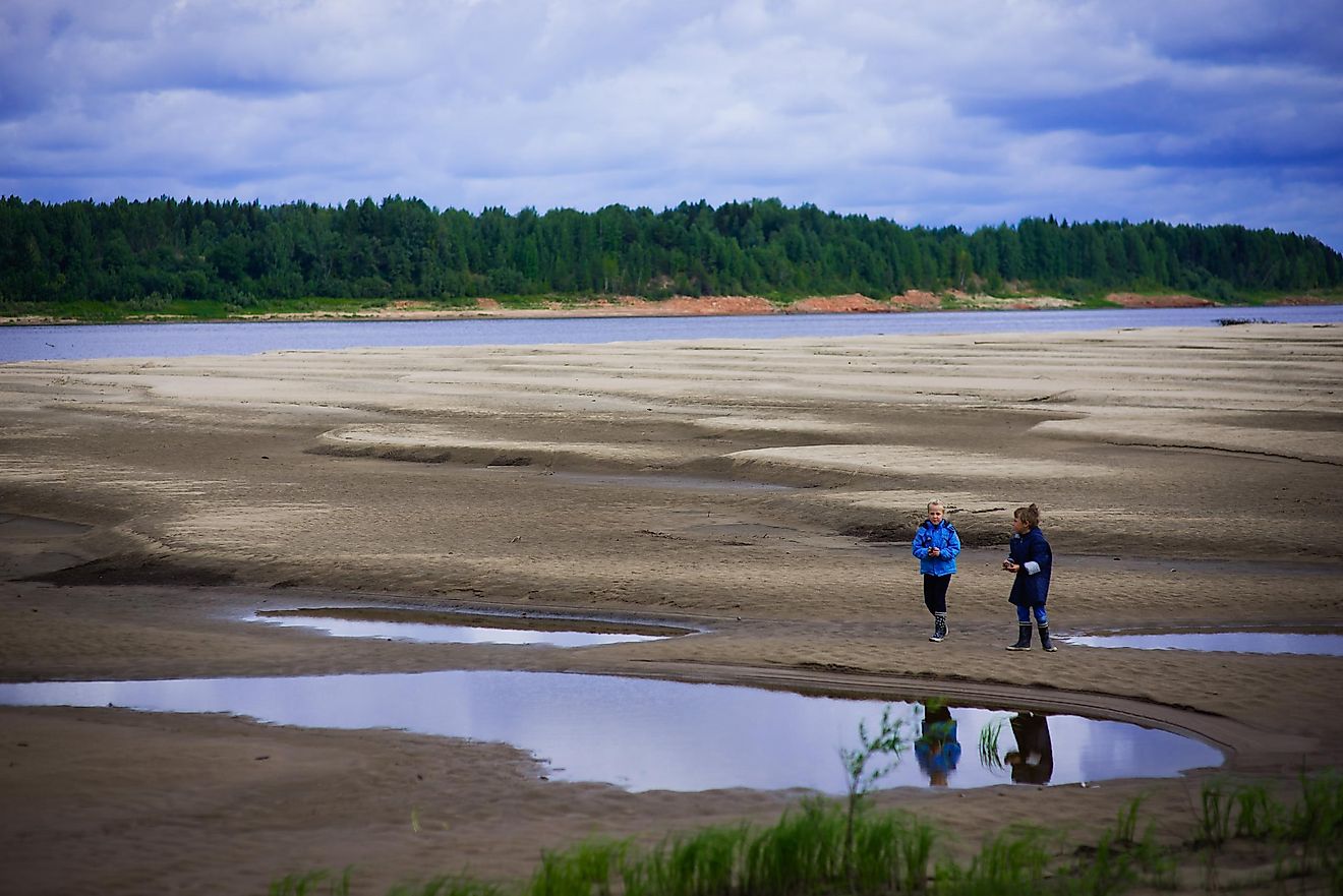 The Big Sandy River in summer.