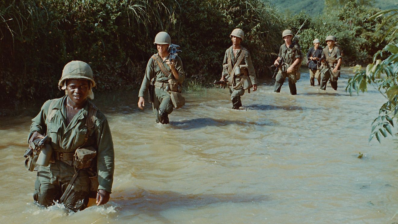 The Vietnam War took place from 1954 to 1975. Image credit: PBS