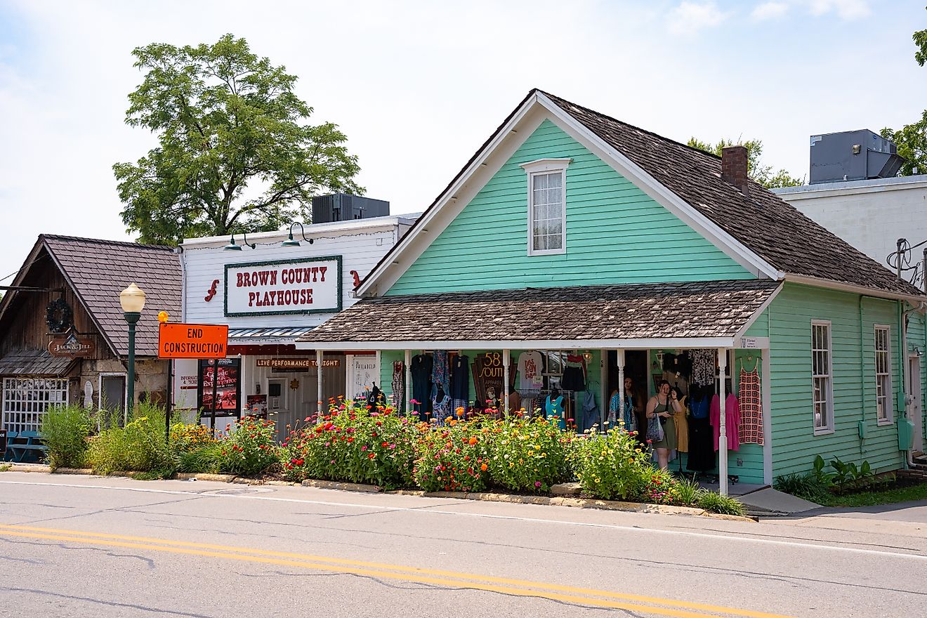 Nashville, Indiana. Editorial Photo Credit: Little Vignettes Photo via Shutterstock. 