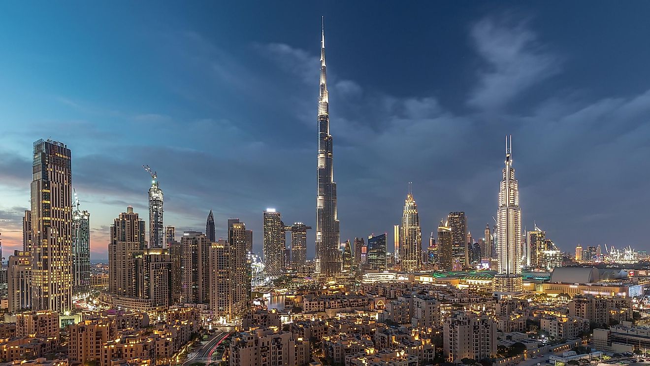 Burj Khalifa skyscraper.