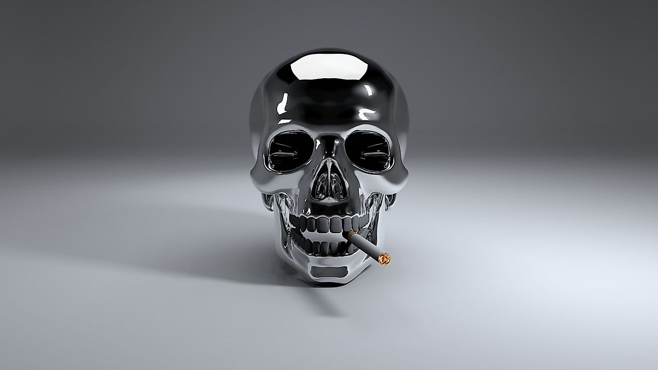 Smoking is often the primary cause of high rates of lung cancer in countries across the world.