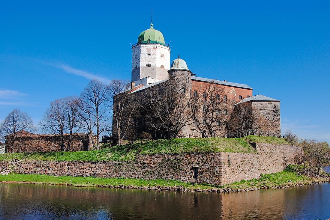 The Vyborg Castle, which was besieged in the Russo-Swedish War. 