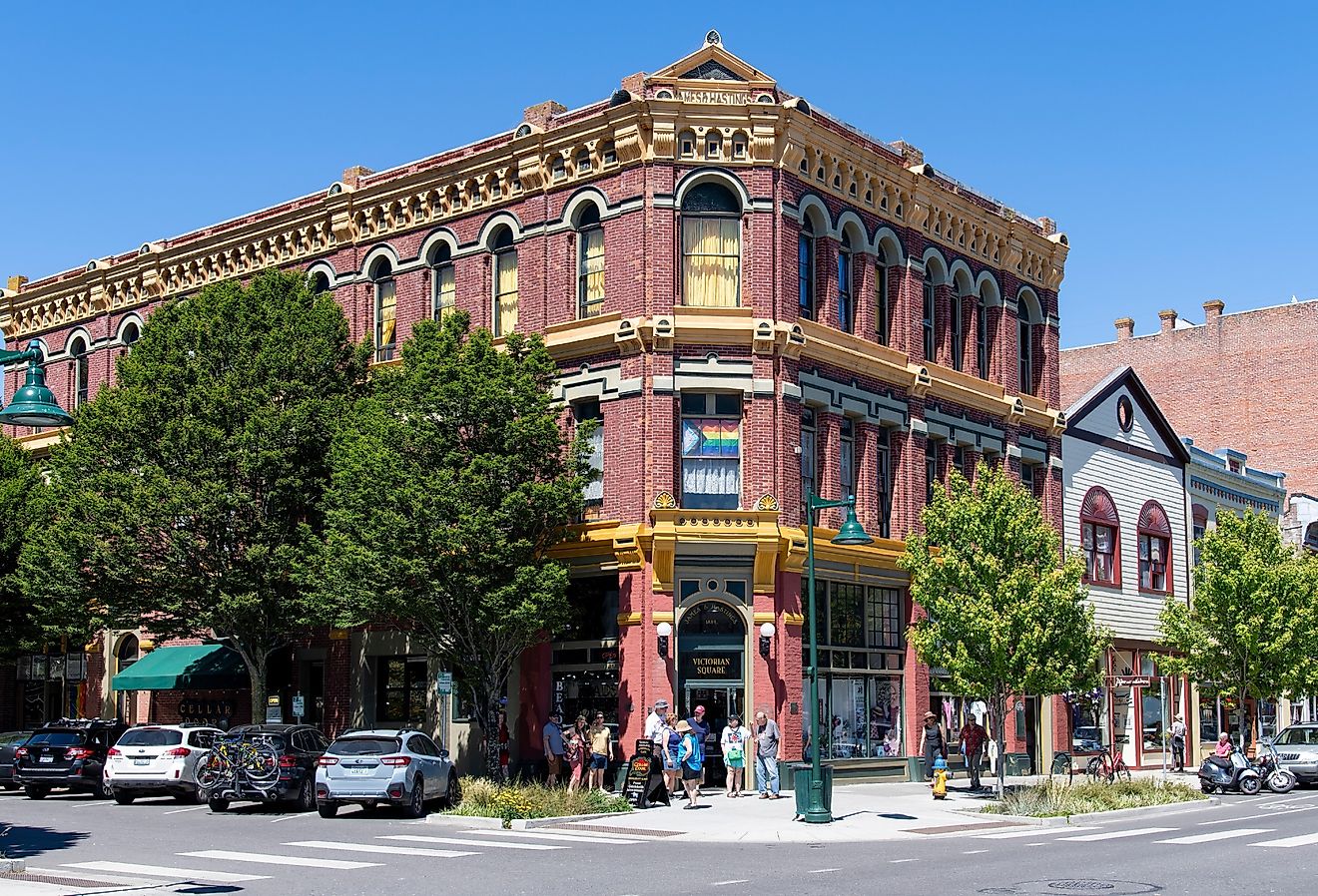 Port Townsend Historic District lined with well-preserved late 19th-century buildings. Image credit 365 Focus Photography via Shutterstock