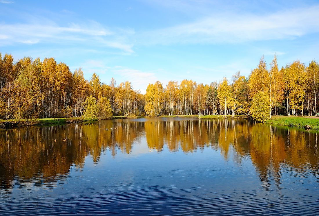 One of the millions of lakes in Russia. 