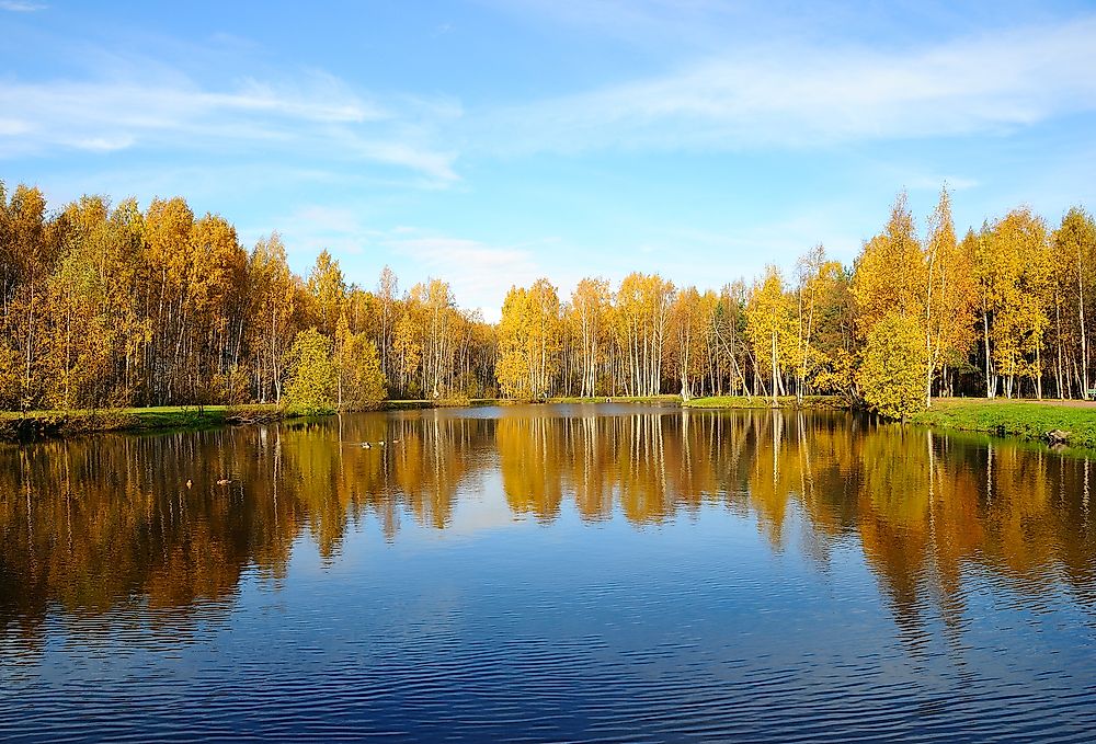 One of the millions of lakes in Russia. 