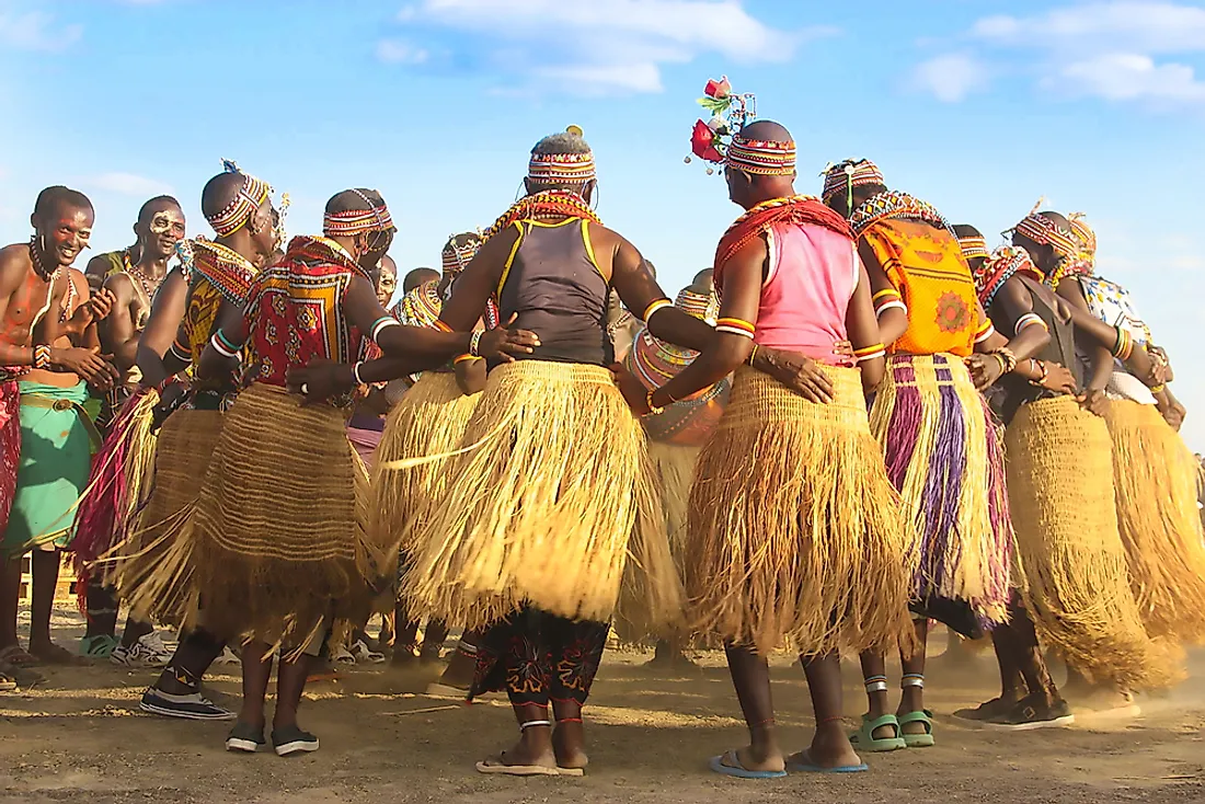 Dancers in Togo. Editorial credit: Rashad Mammadov / Shutterstock.com.