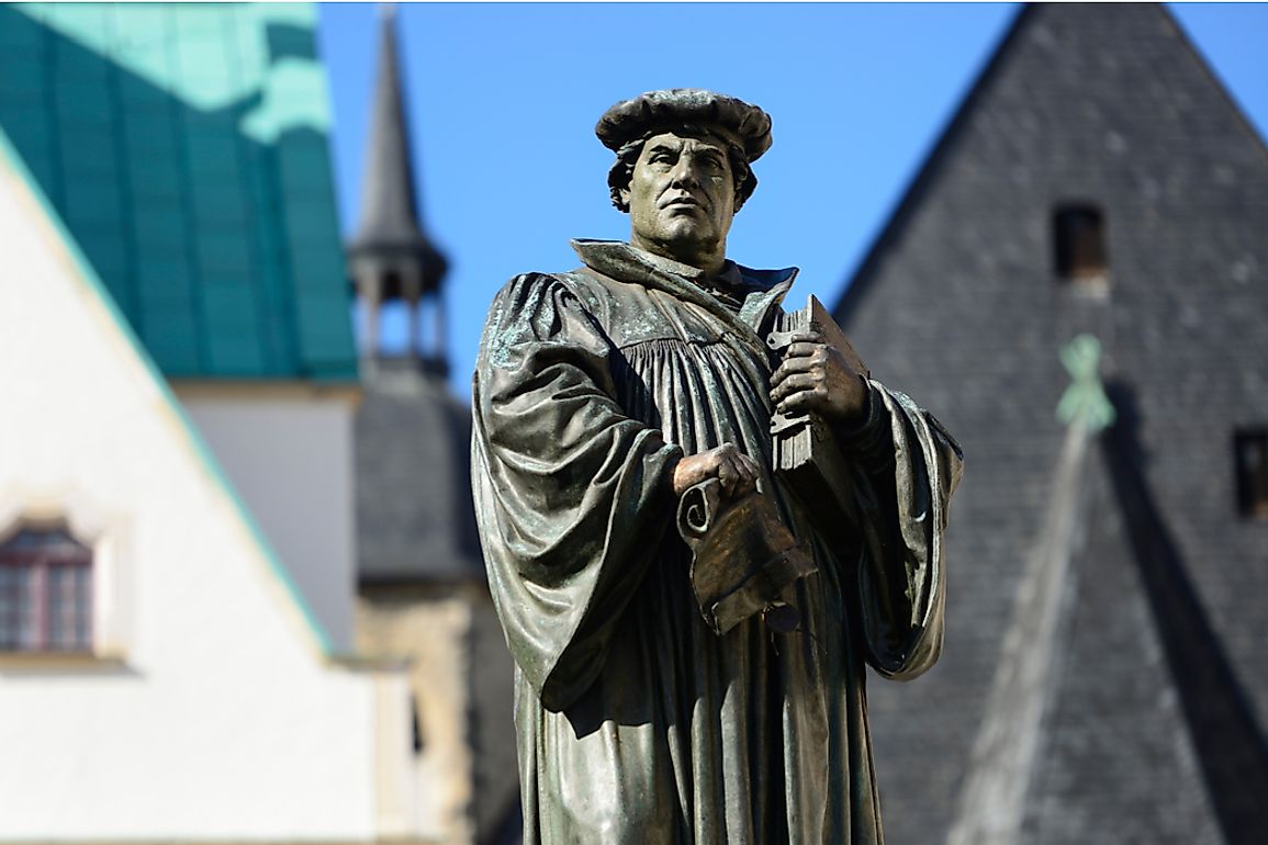 Martin Luther, a professor of Moral Theology at the University of Wittenberg, Germany wrote the Ninety-Five Theses for an academic disputation. 