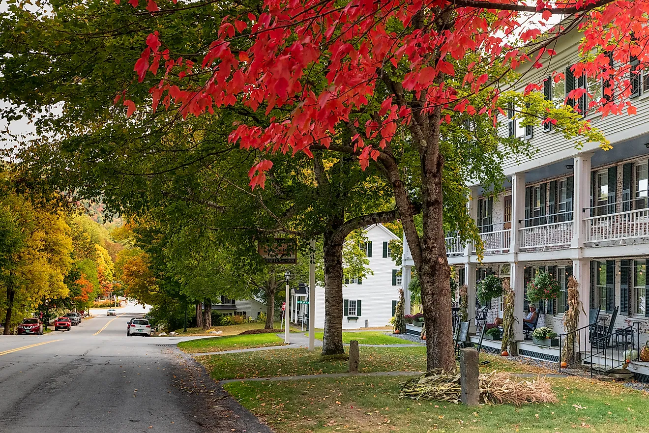 Storefront in Wallingford, Vermont. Editorial credit: Bob LoCicero / Shutterstock.com