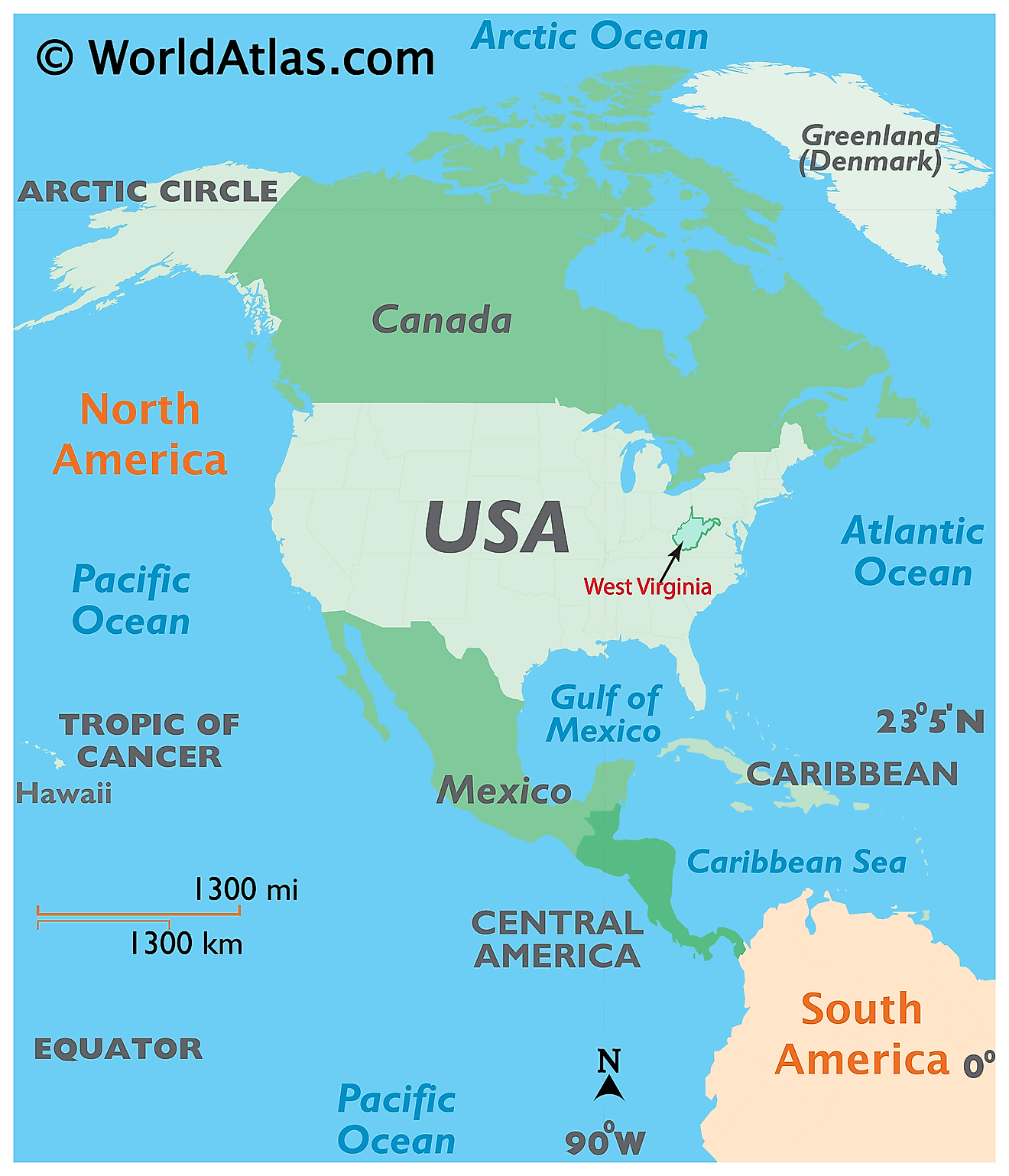 West Virginia Maps & Facts - World Atlas