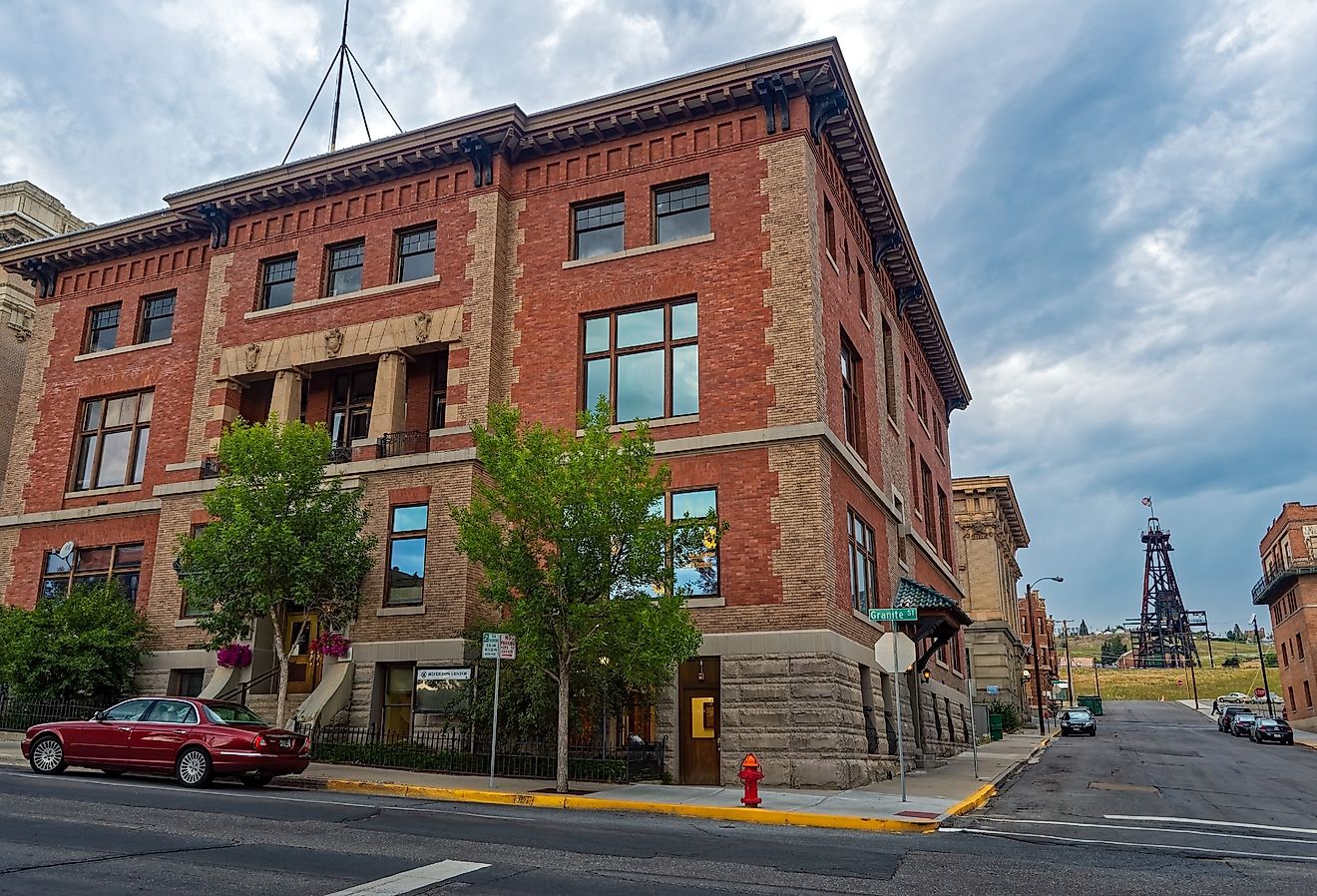 Downtown street in Butte, Montana. Image credit davidrh via Shutterstock