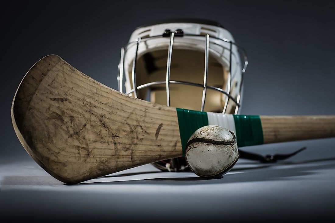 Hurling equipment. Hurling is what is often known as a "Gaelic game". 