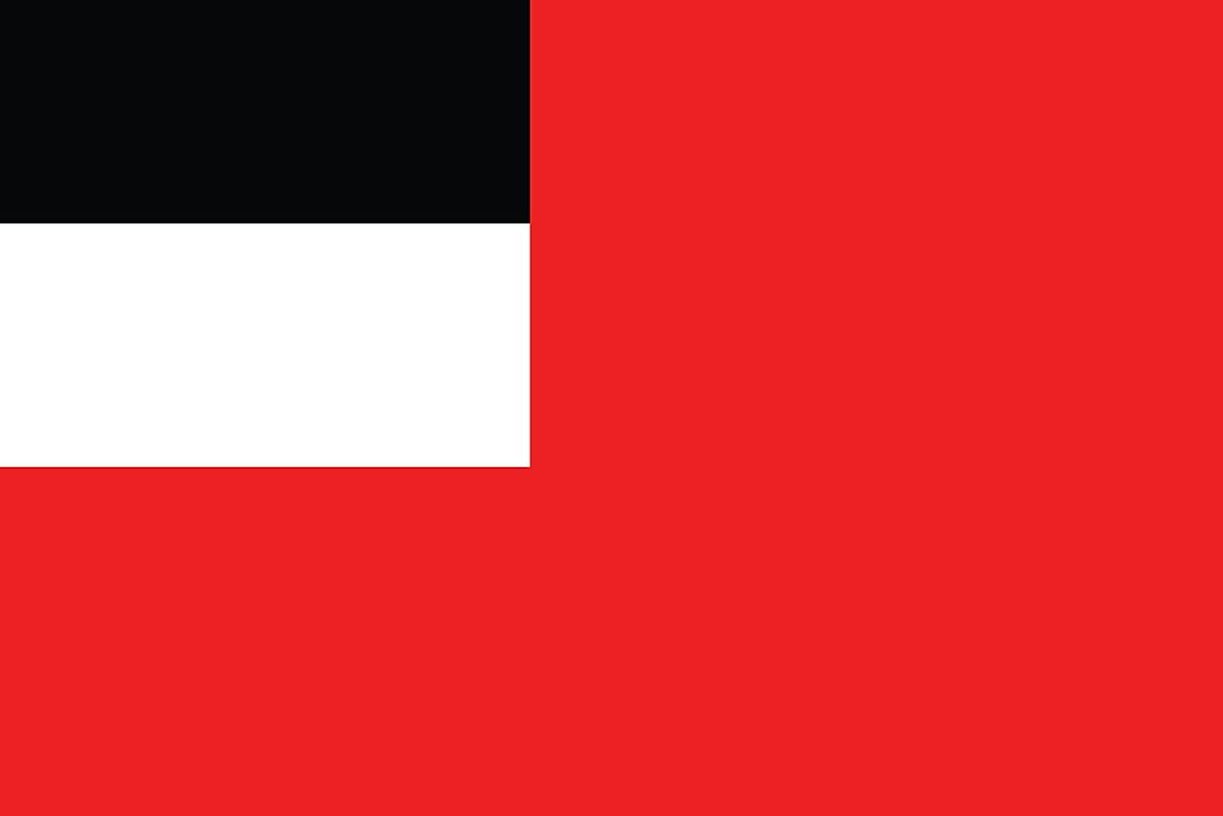 The former flag of Georgia used until 2004. 