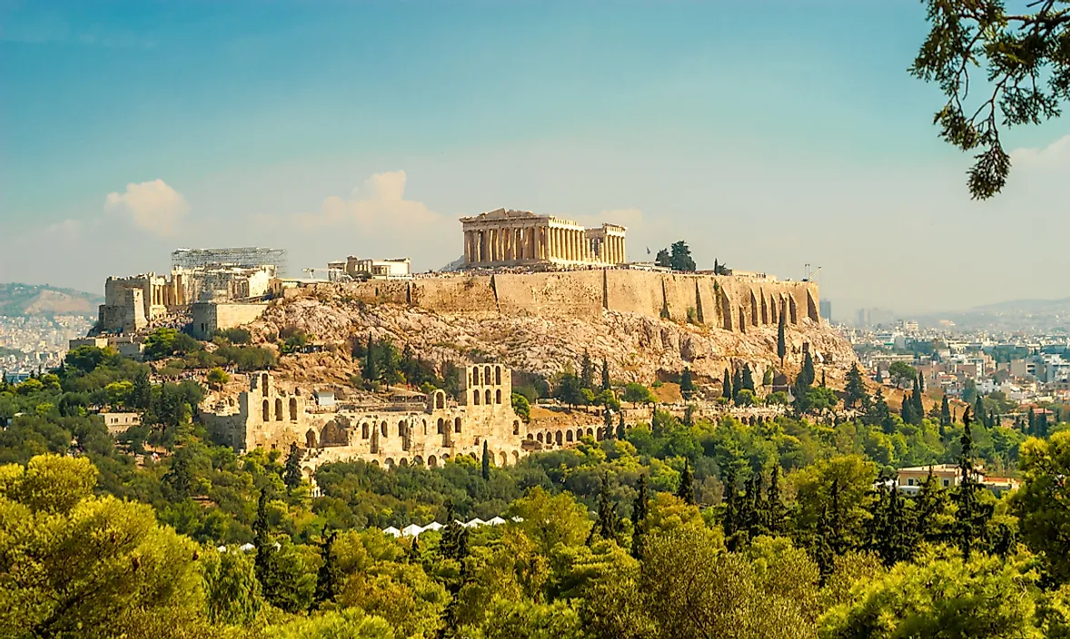 The Acropolis of Athens.