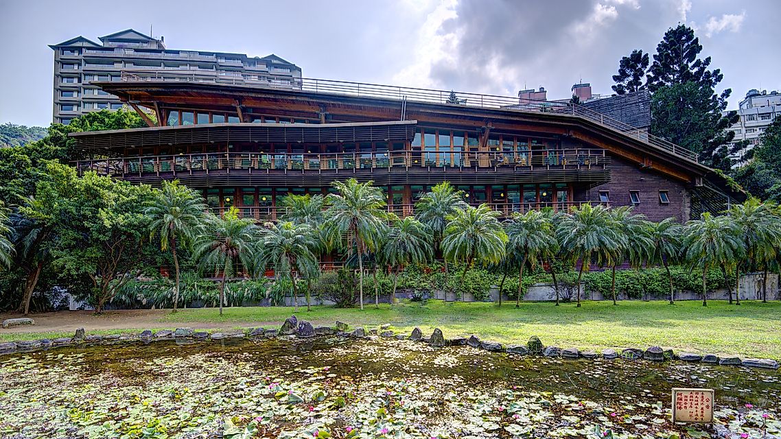 The Beitou Library in Taiwan.