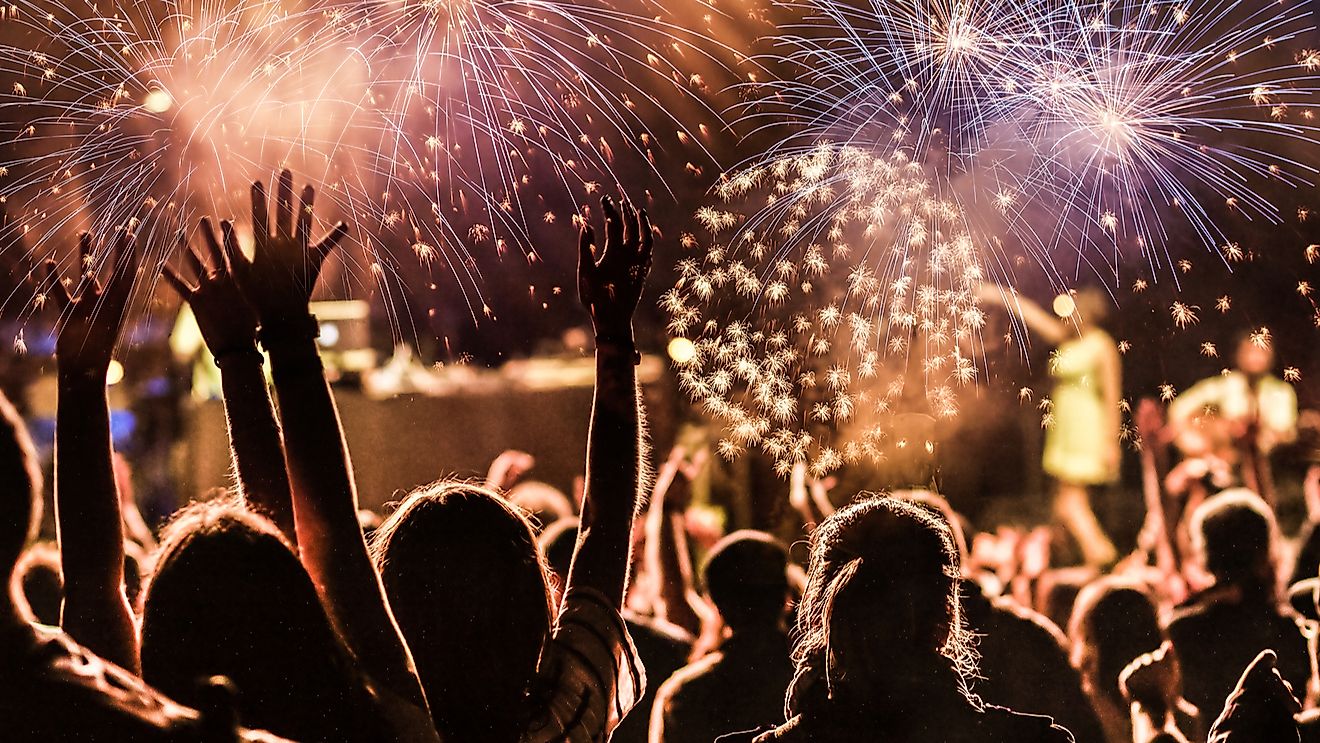 New Year S Eve Dates From Around The World 2017 Worldatlas