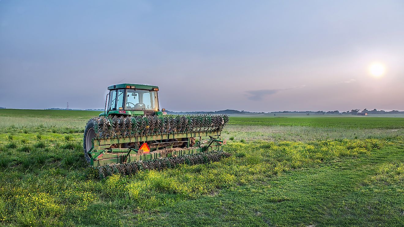 Agriculture is one of the biggest industries in Maryland.