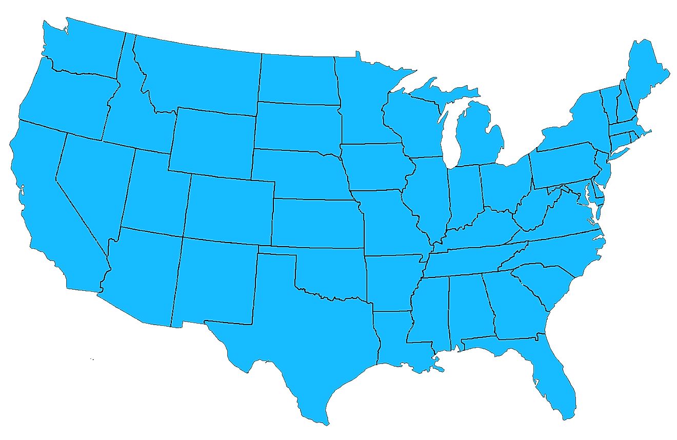 The 48 Contiguous States of the United States