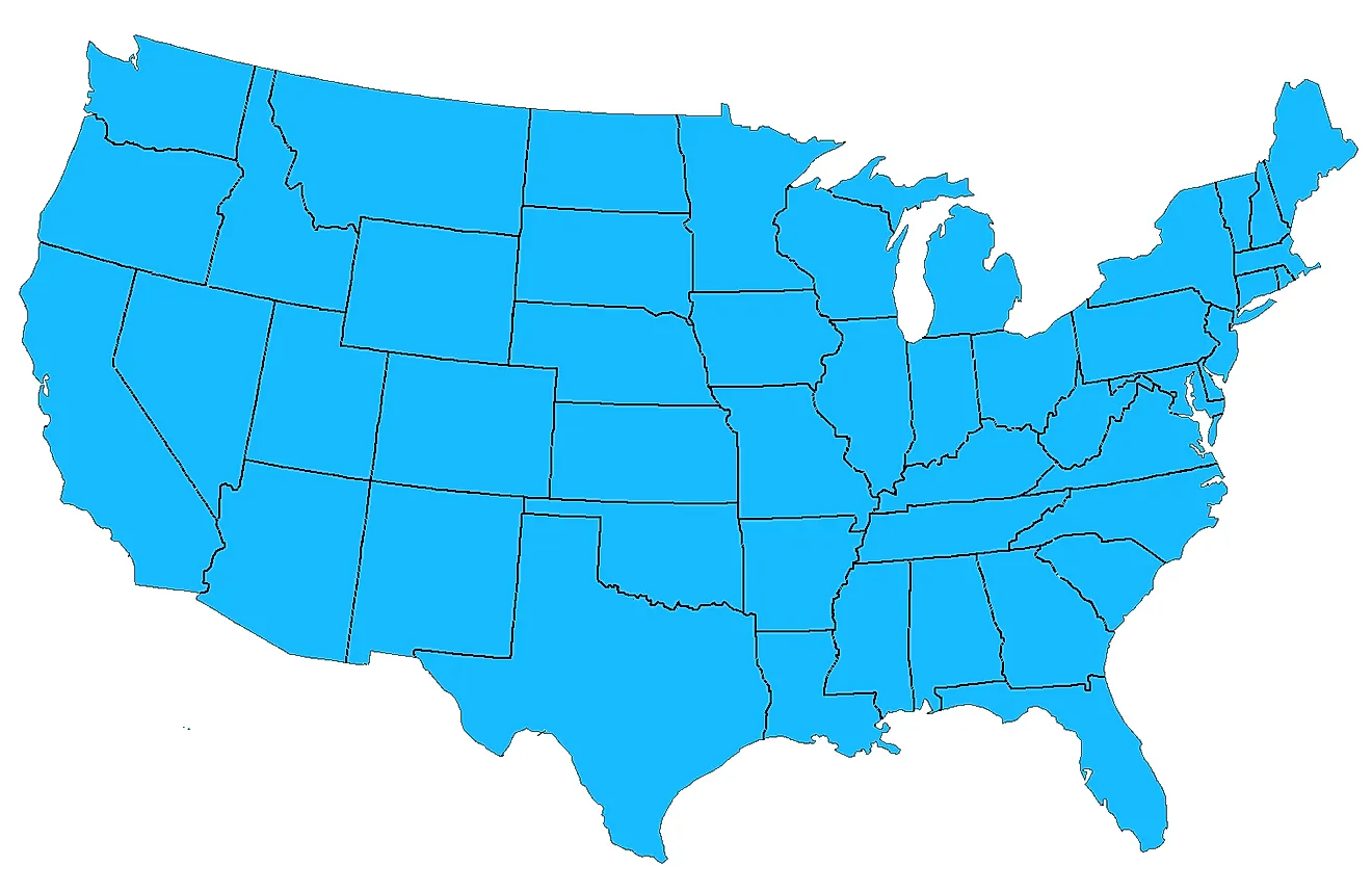 The 48 Contiguous States of the United States