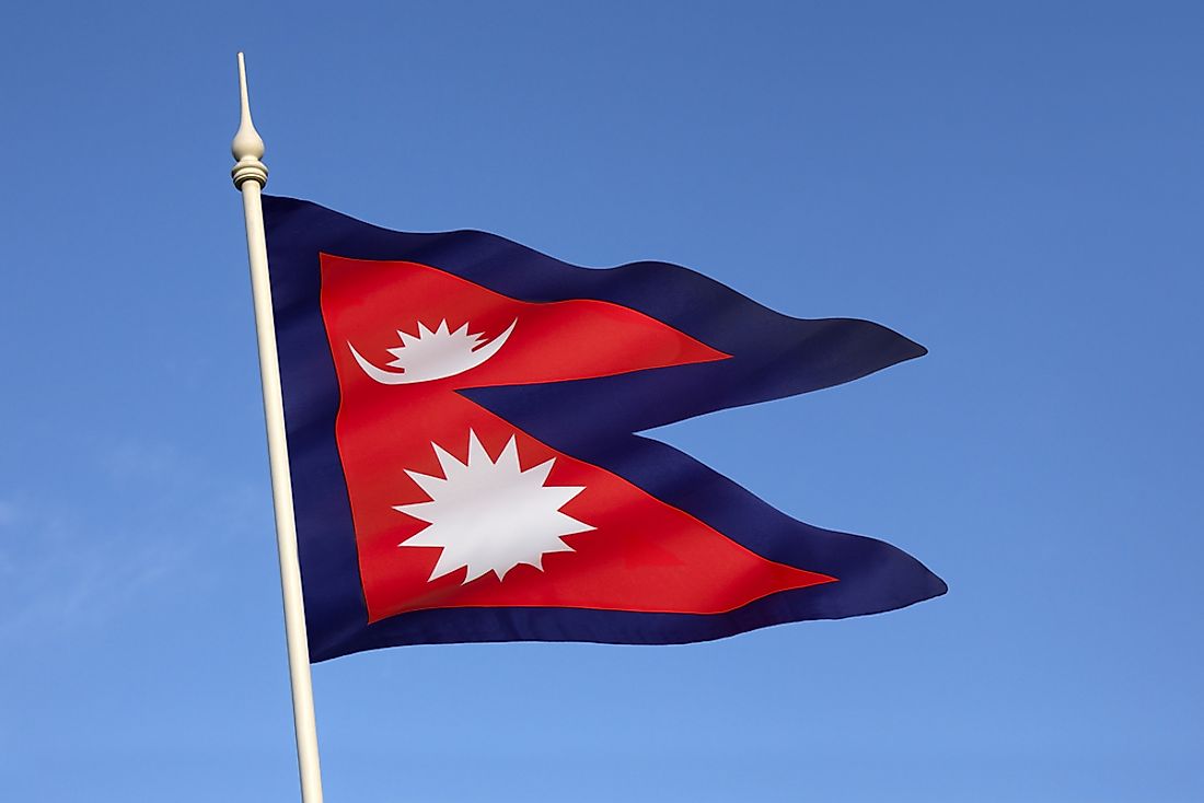 The flag of Nepal is not rectangular. 