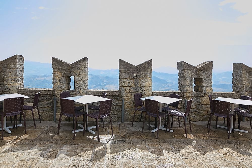 Tourism is a large part of the economy of San Marino.