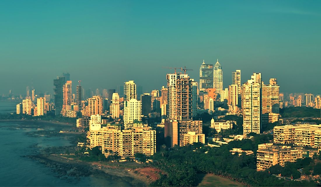 The majority of India's tallest buildings are located in Mumbai.