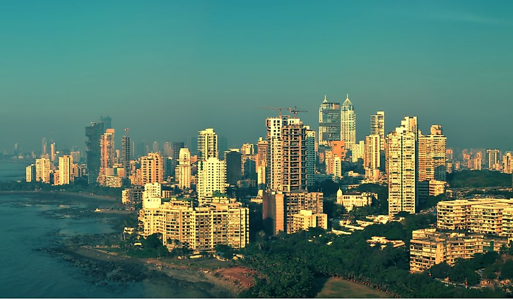 The majority of India's tallest buildings are located in Mumbai.