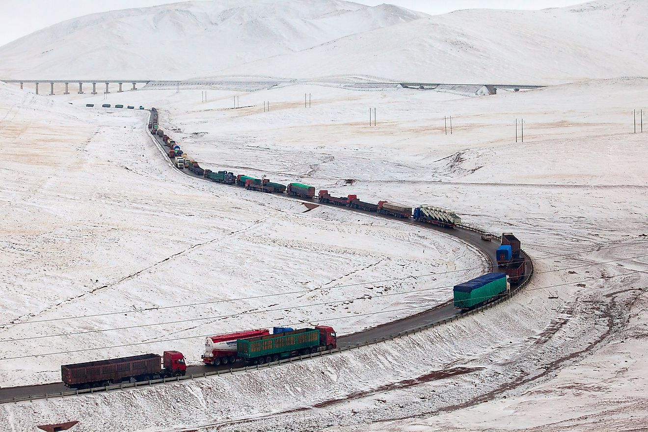 Qinghai - Tibet Plateau has the largest extent of alpine permafrost in the world. Image credit: Meiqianbao/Shutterstock.com