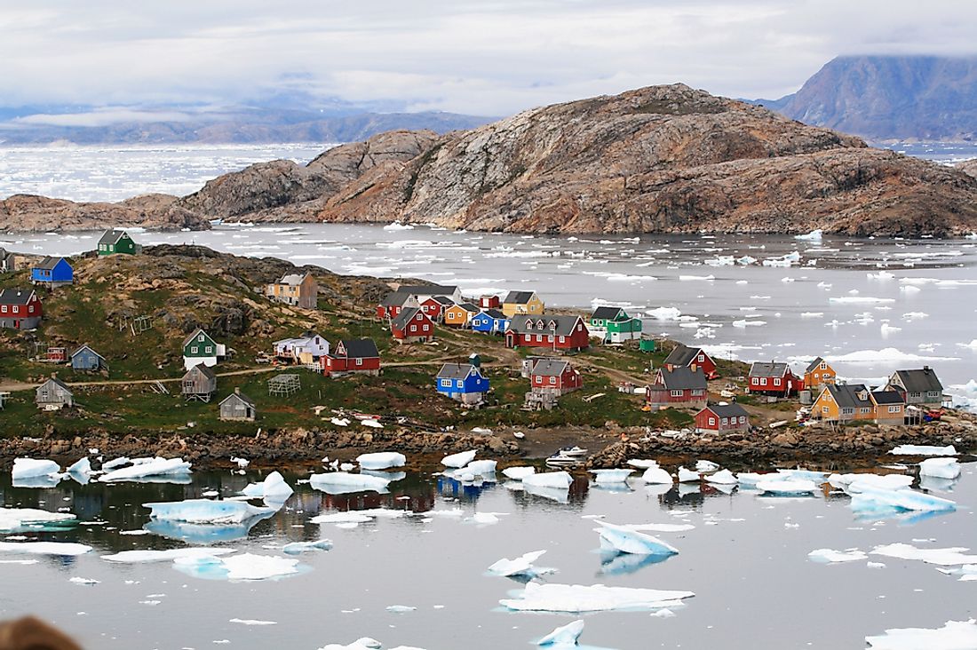 A village in northern Greenland. 