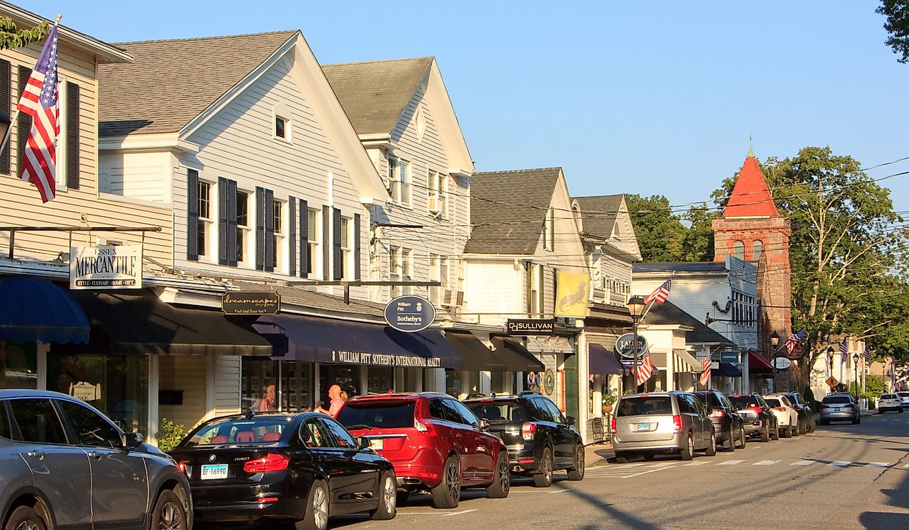 Main Street in Essex, Connecticut. Image credit: danf0505 / Shutterstock.com.