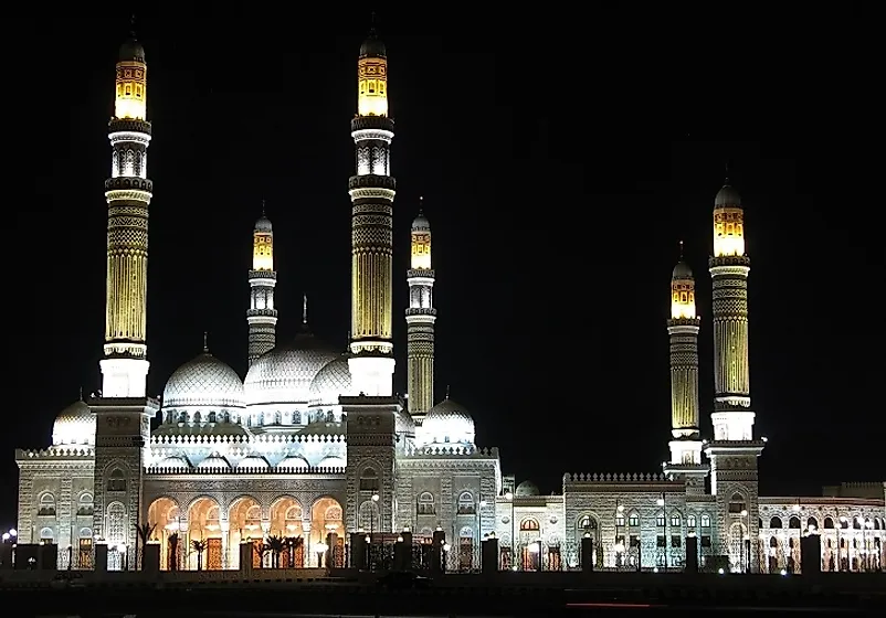 The Saleh Mosque in Sanaa, Yemen.