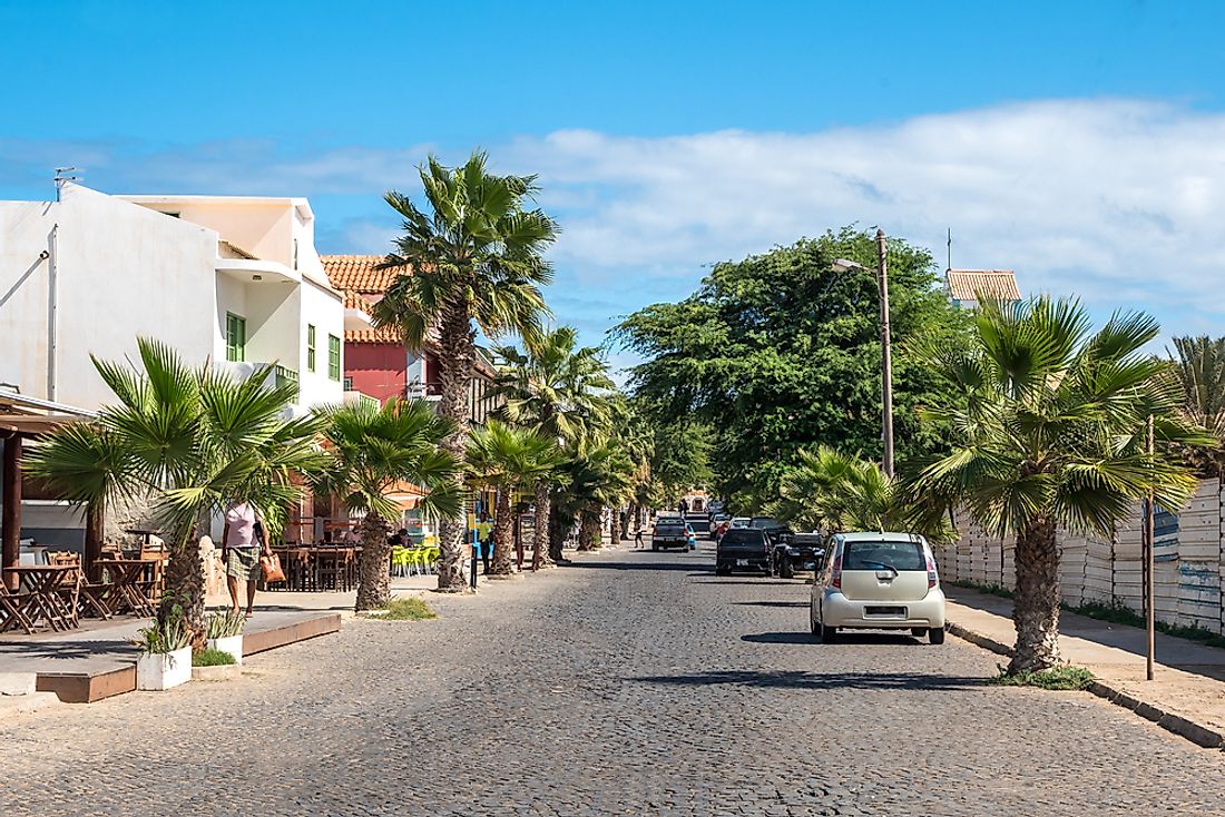 The island of Sal, Cape Verde. 