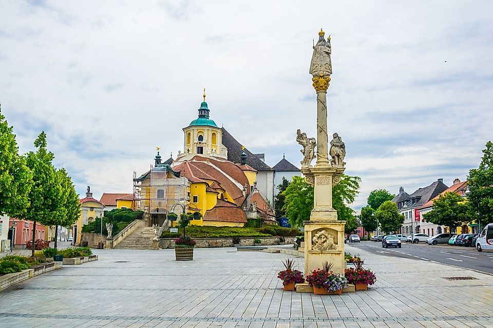 Haydn's tomb is located in the Bergkirche, a  church in Eisenstadt, Austria.